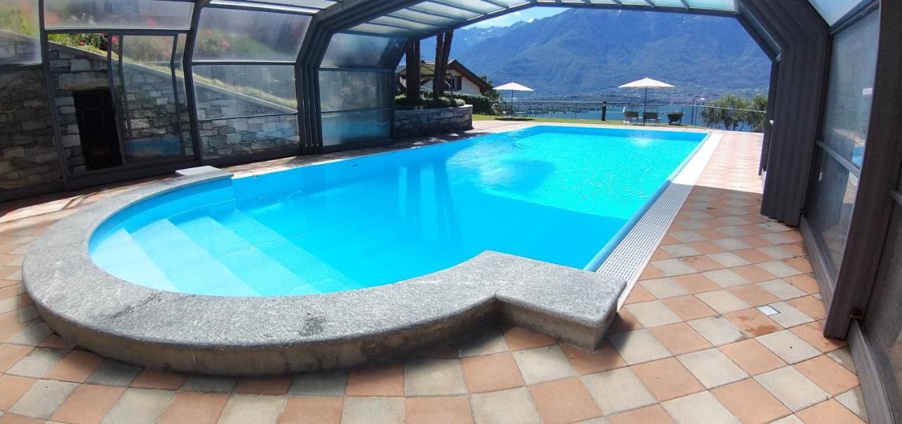 Residence Casa Rosa Gera Lario Esterno foto