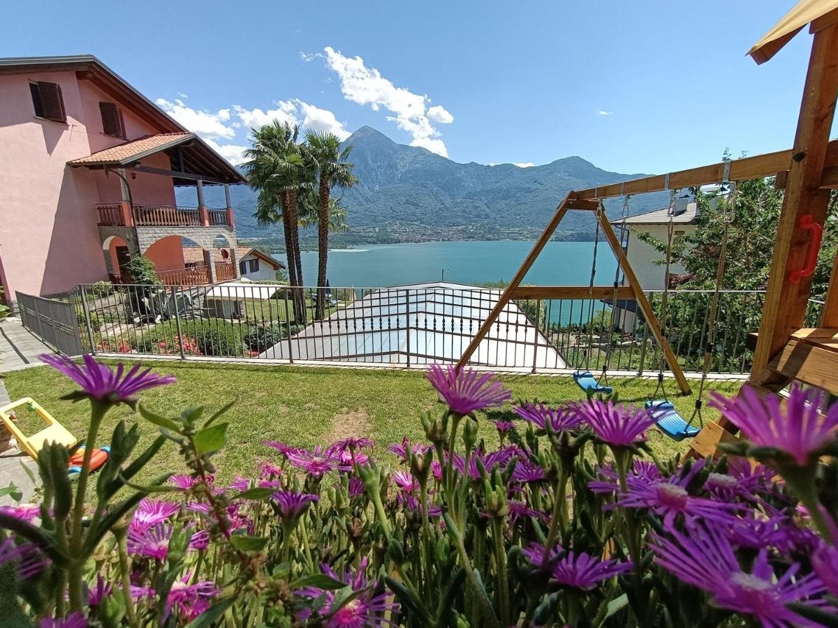 Residence Casa Rosa Gera Lario Esterno foto