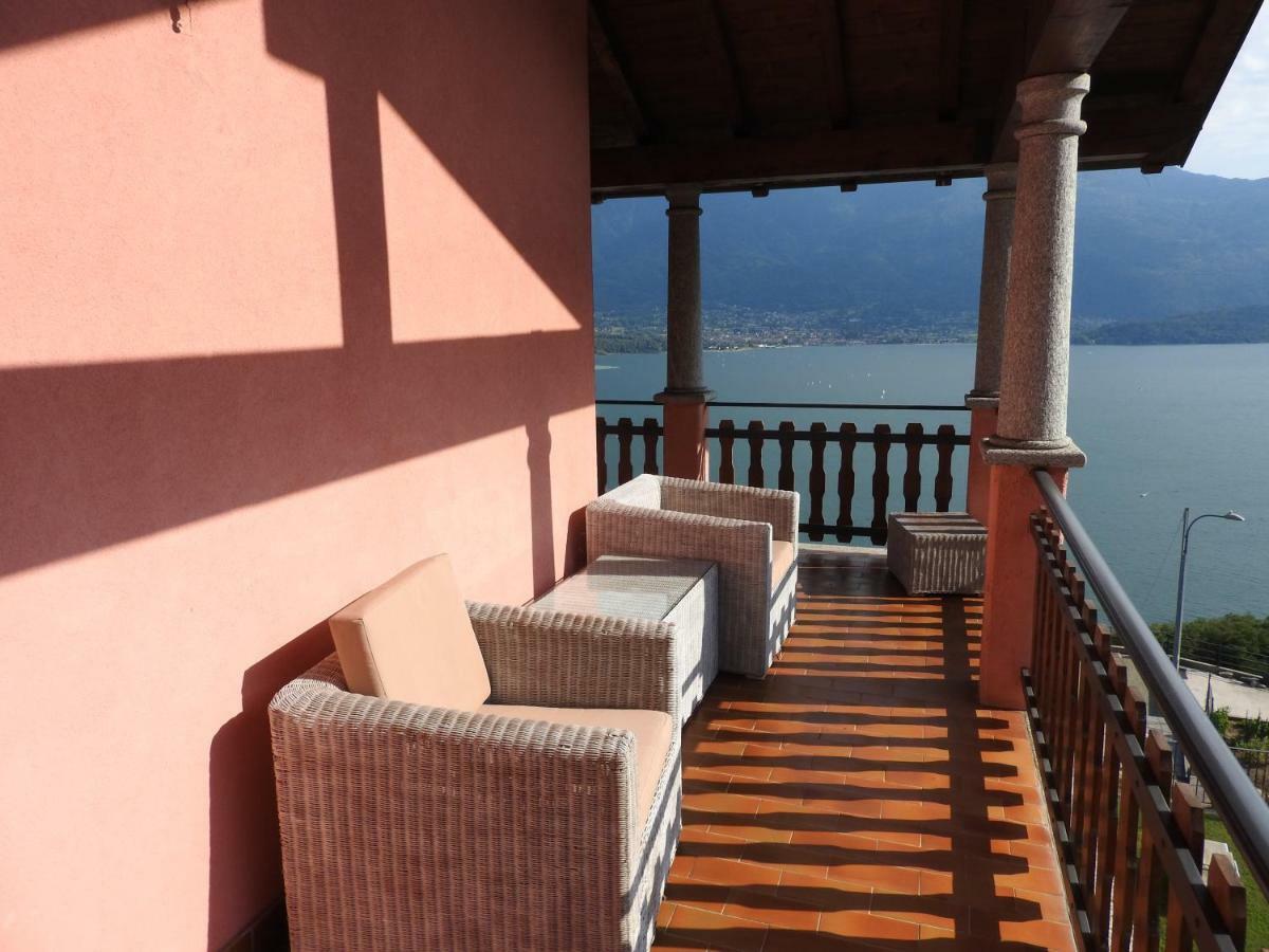 Residence Casa Rosa Gera Lario Esterno foto