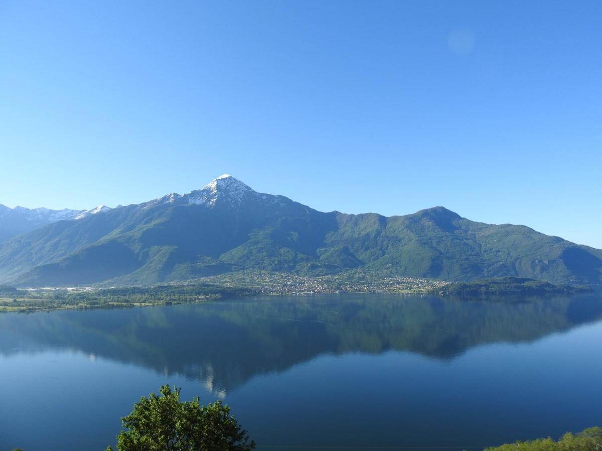 Residence Casa Rosa Gera Lario Esterno foto